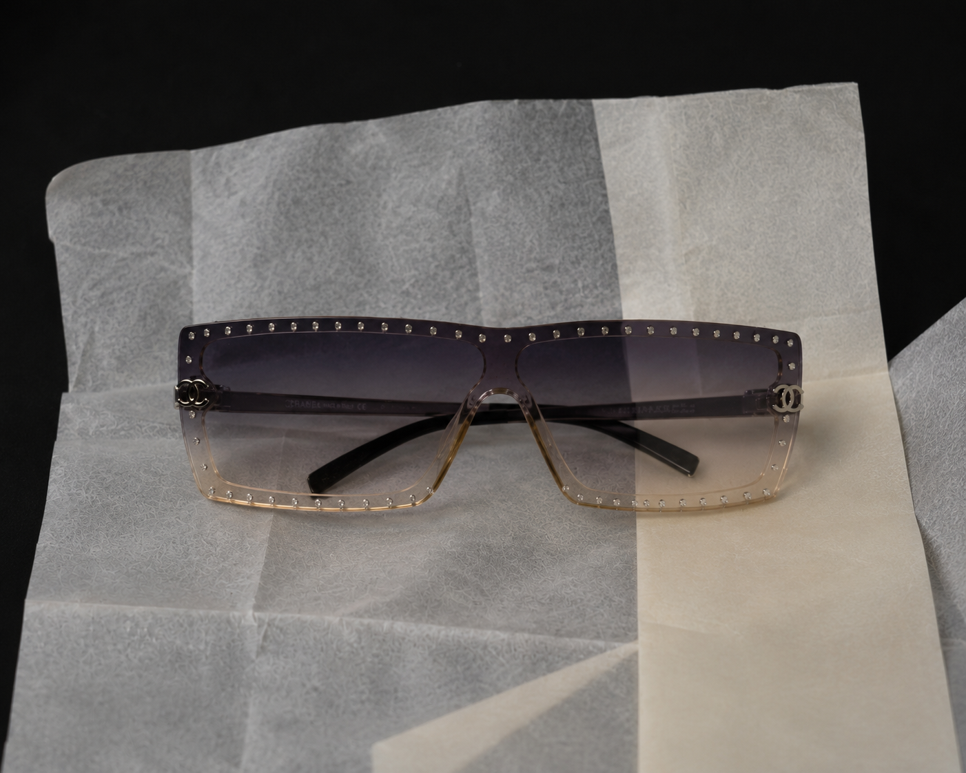 Chanel 5077-B Vintage Y2K con cristales Swarovski - Image 2