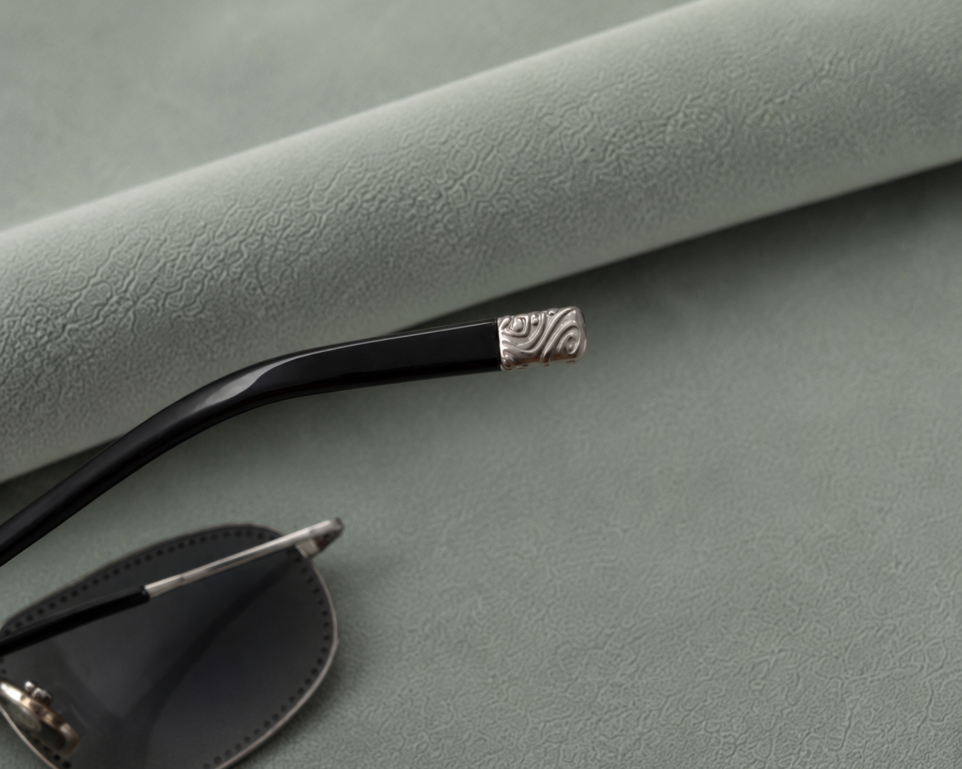 Miu Miu Shield Sunglasses Crystal Trim Vintage 2000s - Image 5