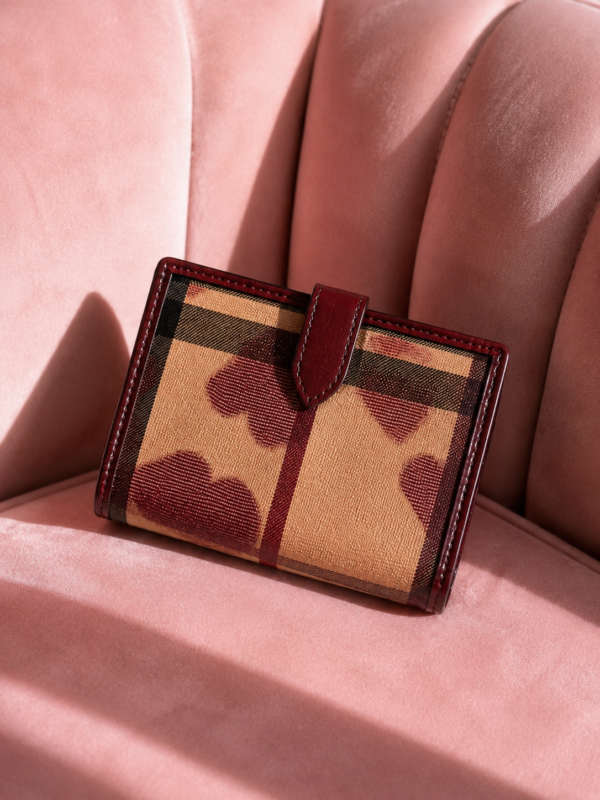 Burberry Heart Check Wallet