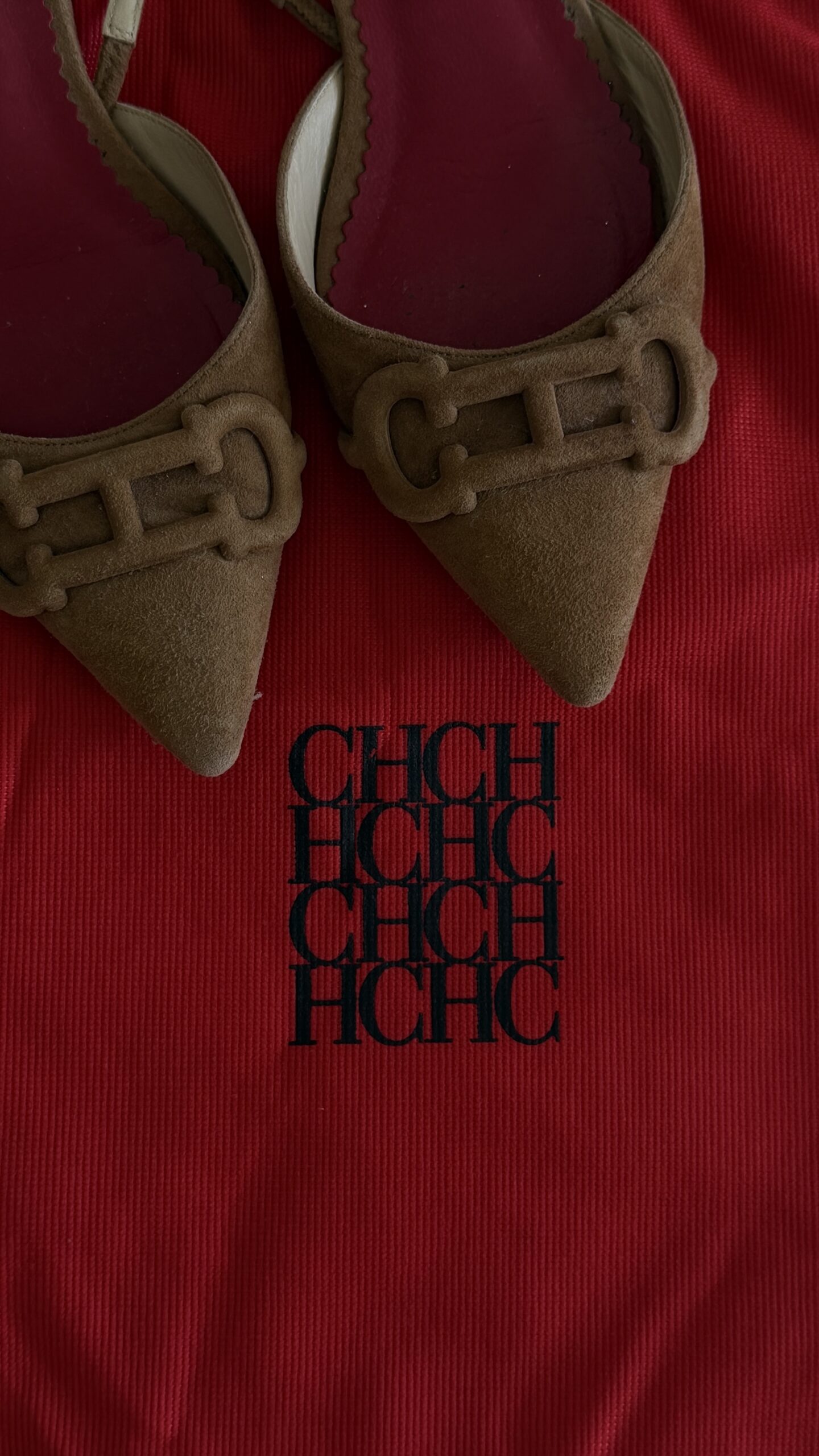 Carolina Herrera CH Slingback Flats - Image 2