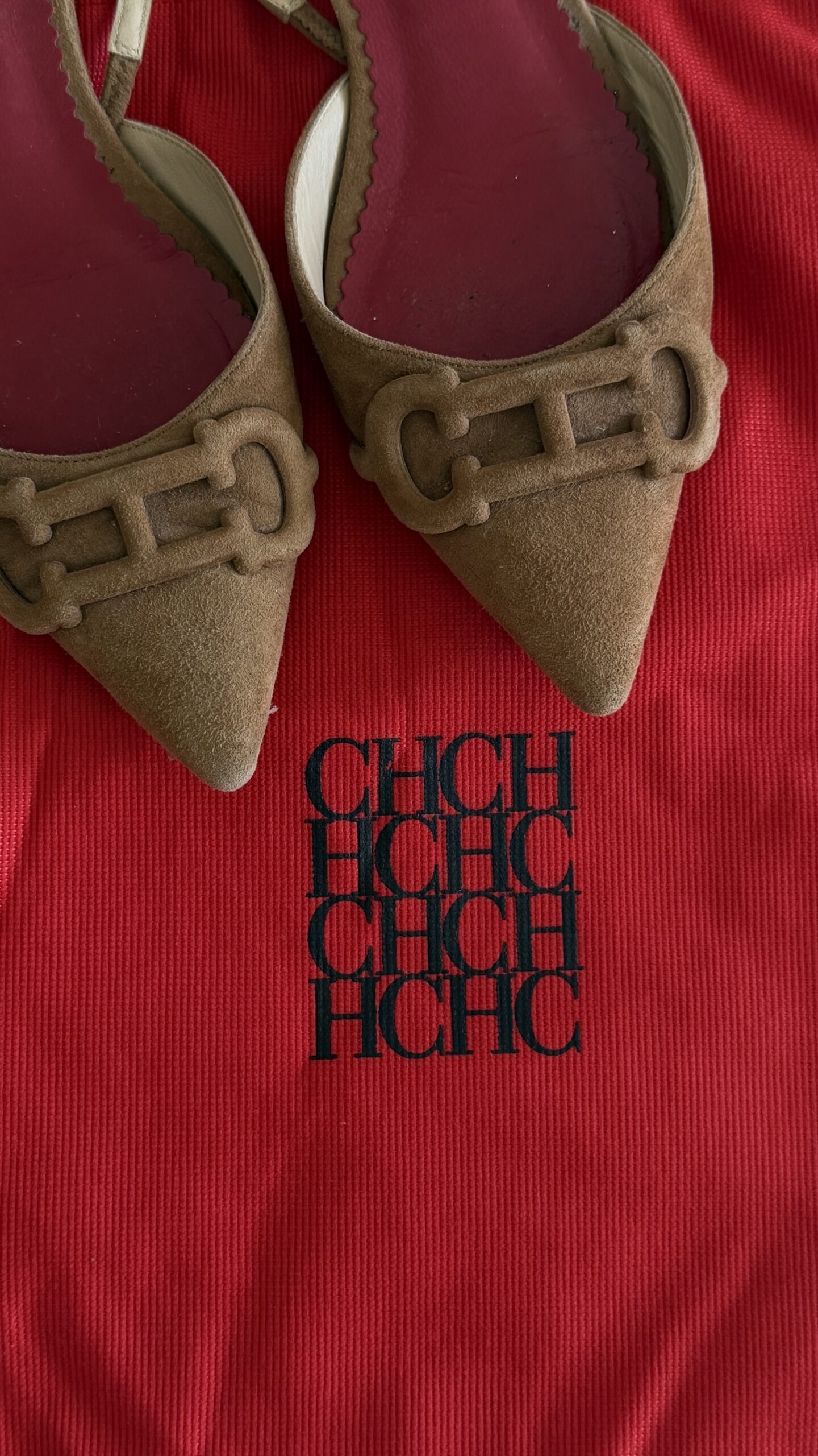 Carolina Herrera CH Slingback Flats - Image 3