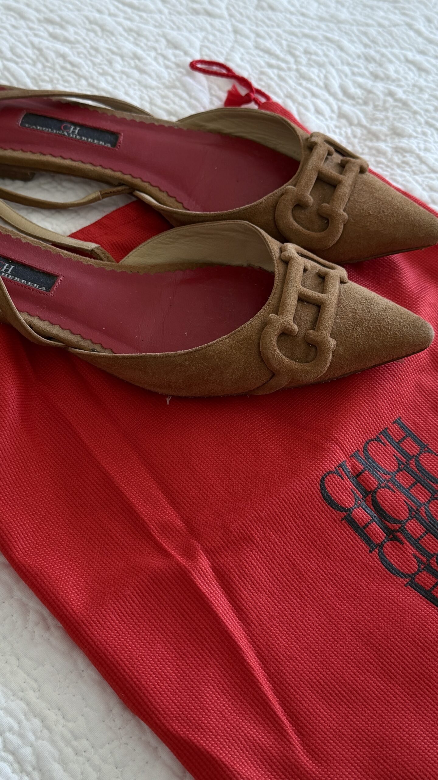 Carolina Herrera CH Slingback Flats - Image 5