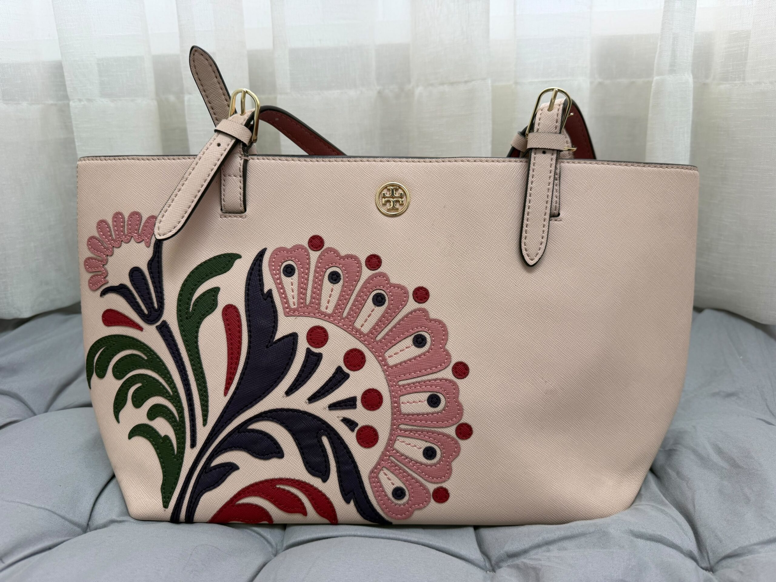 Tory Burch Kerrington Rose Floral Tote - Image 4