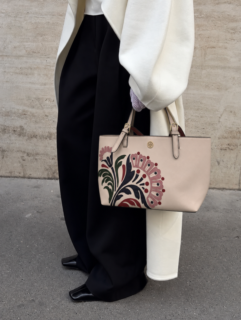 Tory Burch Kerrington Rose Floral Tote