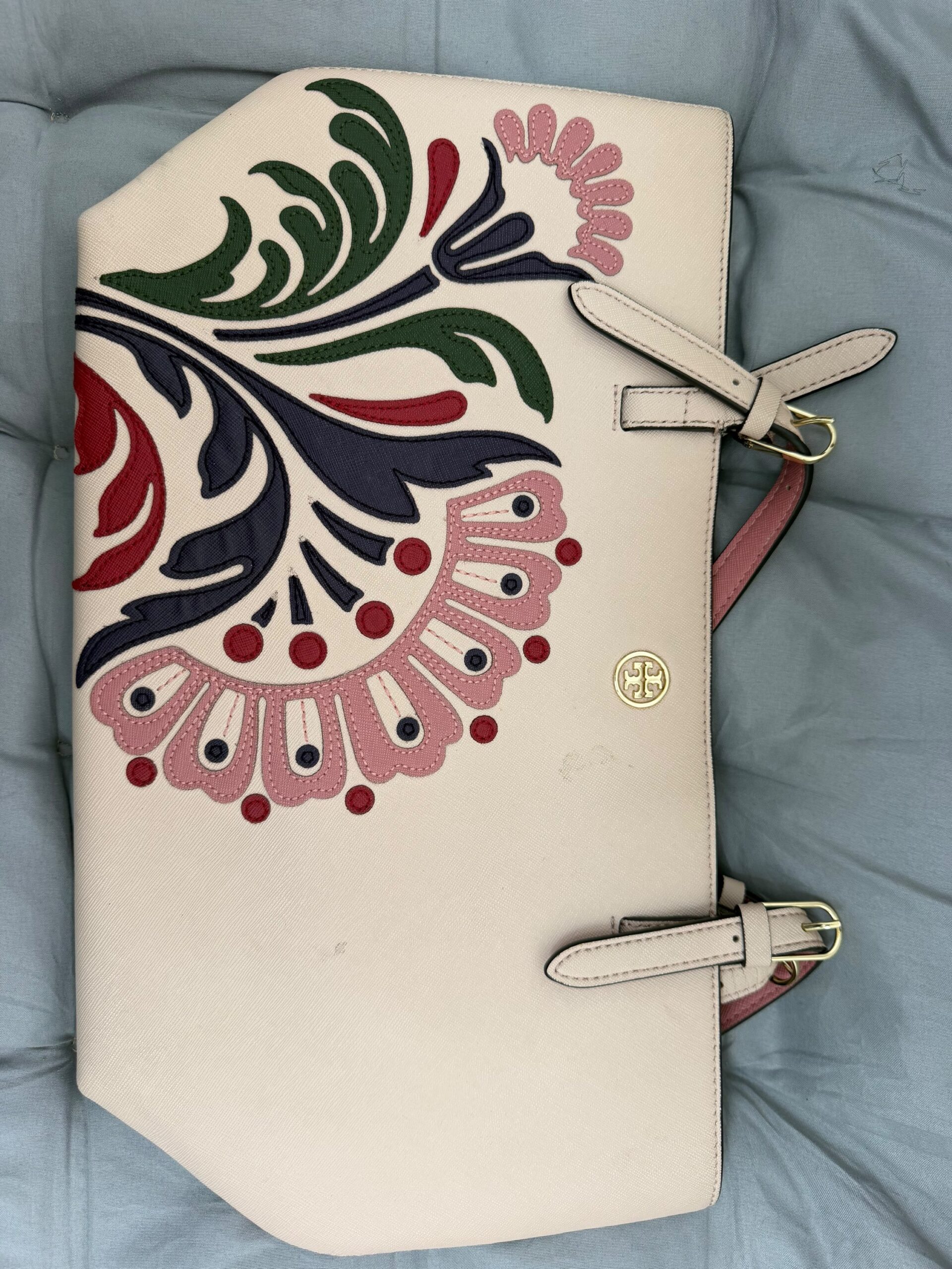Tory Burch Kerrington Rose Floral Tote - Image 3